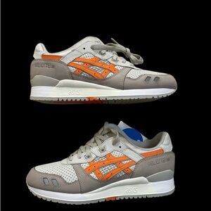 Size 7.5 - ASICS Ronnie Fieg x Gel Lyte 3 Remastered Super Orange brand new